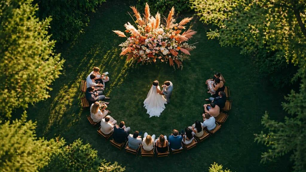 Drone footage is a major part of modern wedding video editing trends, adding a cinematic and visually rich feel to wedding films. Aerial shots bring scale, depth, and storytelling that ground footage alone cannot achieve.